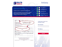 Tablet Screenshot of ankieta.alfaelektro.com.pl